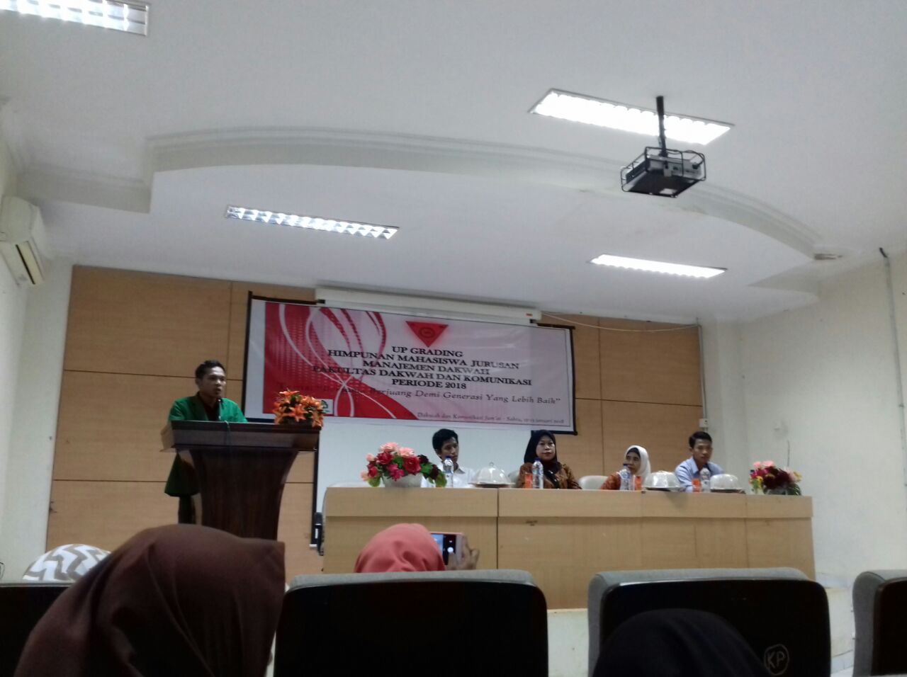 Gambar Rajut Kebersamaan, HMJ Manajemen Dakwah Gelar Up Grading